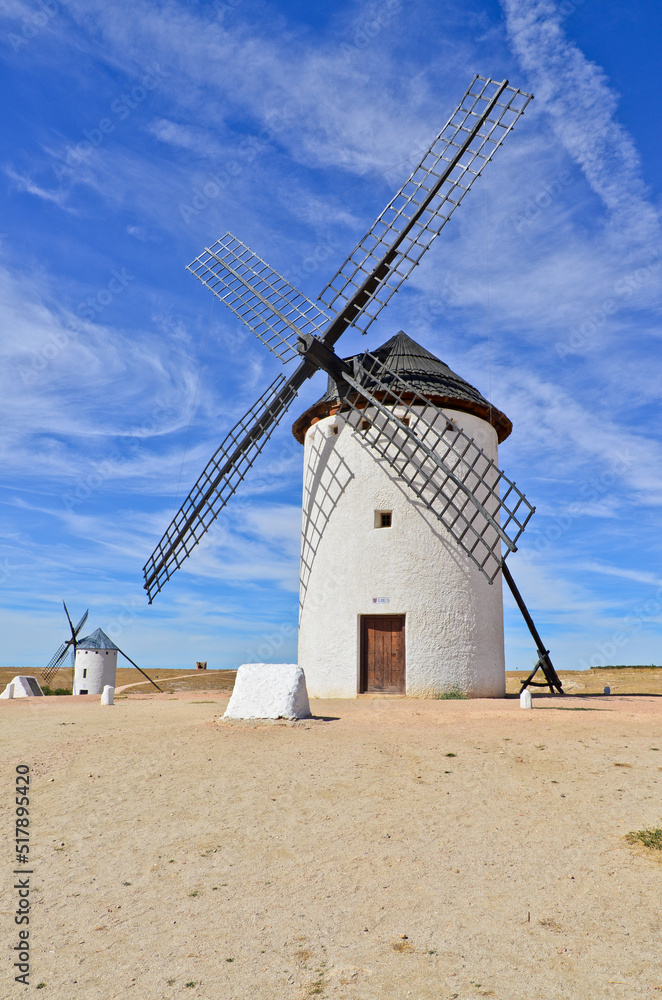 windmill in the village Campo de Criptana