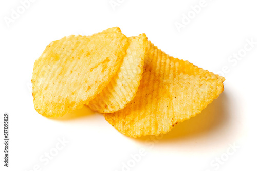 Potato Chips Isolated