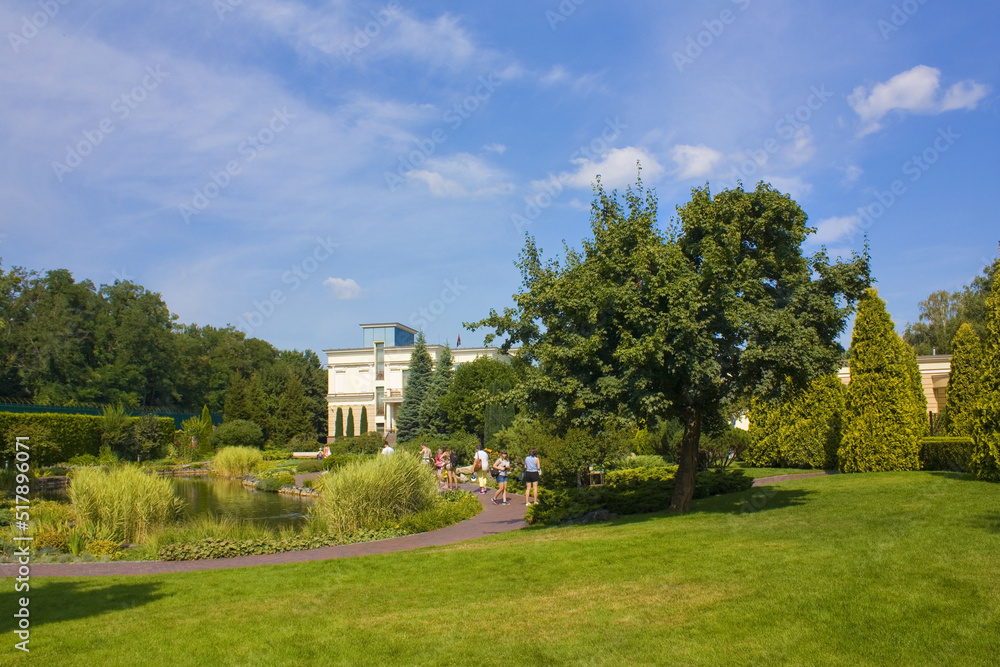 Park in Mezhyhirya (former ex-president residence of President Yanukovych) in Kyiv region, Ukraine	
