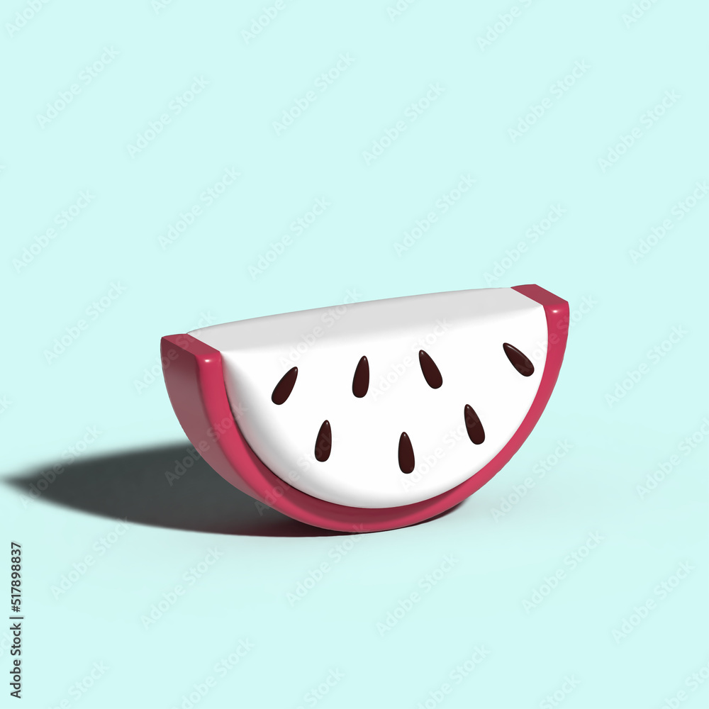 slice dragon fruit in 3d slice dragon fruit in 3d
