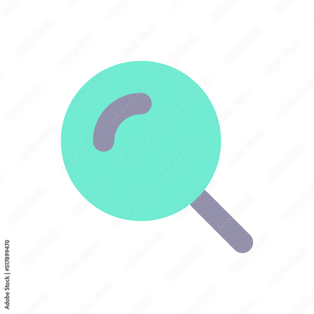 Magnifying glass flat color ui icon. Enlarging screen. Search tool. Zoom in text. Magnification option. Simple filled element for mobile app. Colorful solid pictogram. Vector isolated RGB illustration Magnifying glass flat color ui icon. Enlarging screen. Search tool. Zoom in text. Magnification option. Simple filled element for mobile app. Colorful solid pictogram. Vector isolated RGB illustration