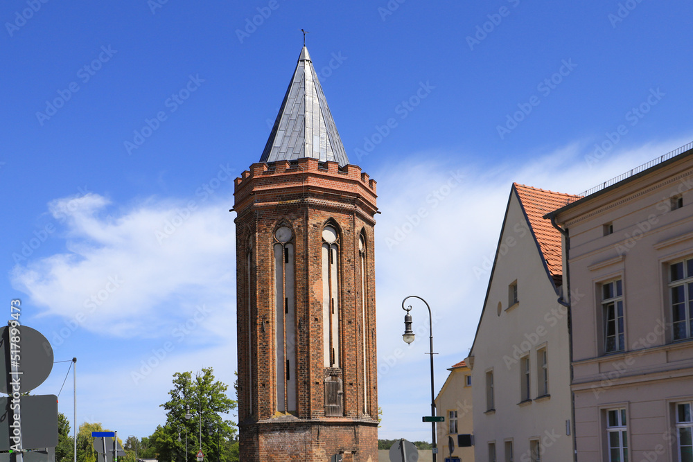Mill Gate Tower of the New City (Neustädtischer Mühlentorturm) in Brandenburg an der havel, Germany