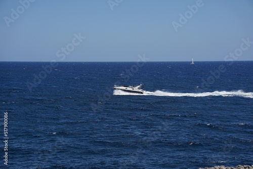 Boot vor der Küste Mallorcas