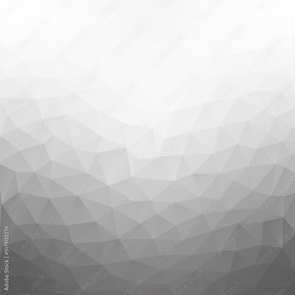 Seamless low poly gray gradient background.