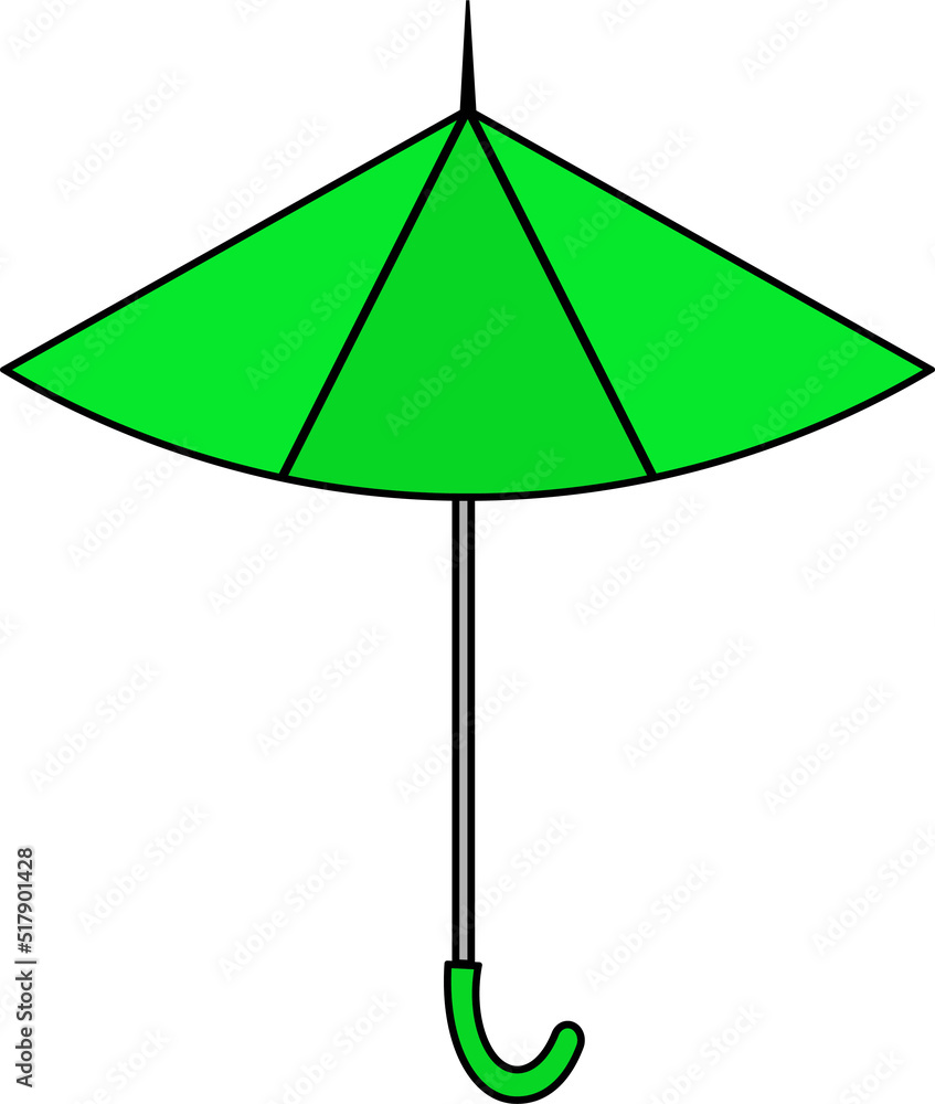 colorful Illustrations of Umbrella. Flat design of umbrella. Illustration set of different coloured umbrellas. colorful Illustrations of Umbrella. Flat design of umbrella. Illustration set of different coloured umbrellas.