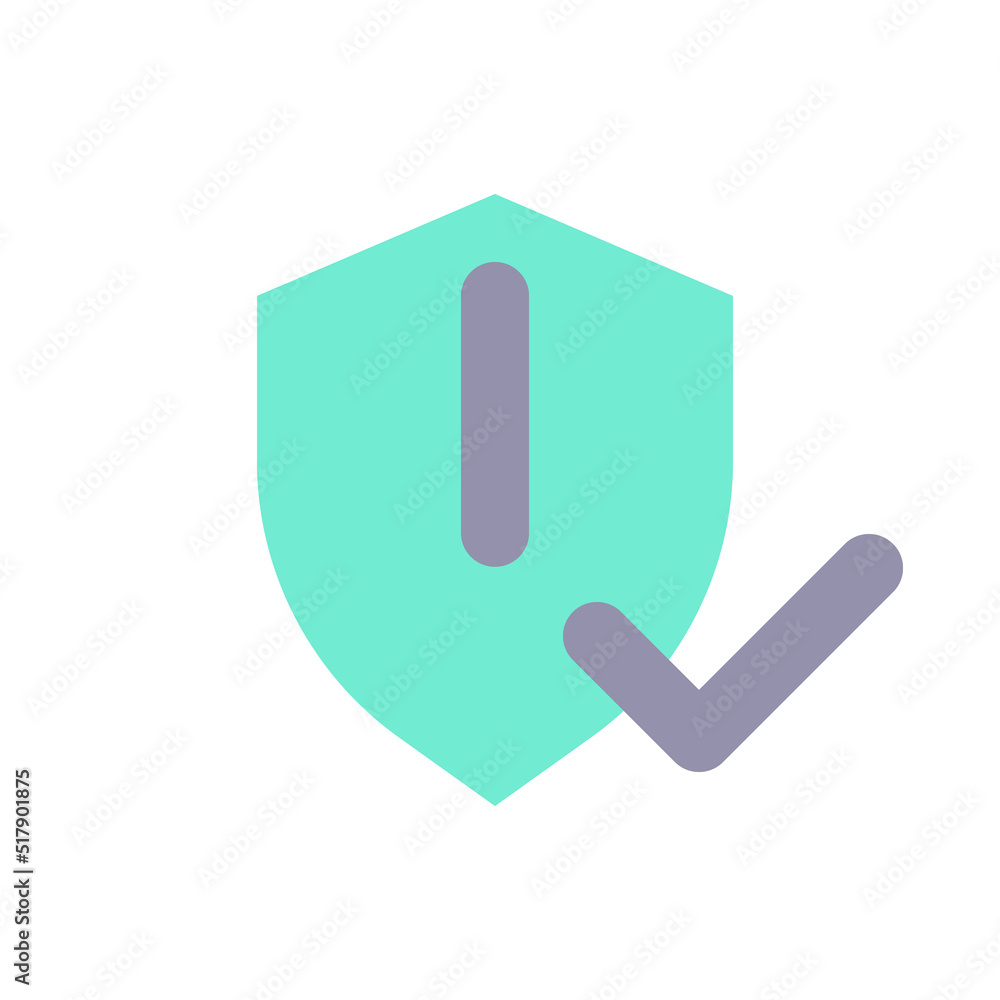 Everything is secured flat color ui icon. Digital privacy. Protect personal data from viruses, threats. Simple filled element for mobile app. Colorful solid pictogram. Vector isolated RGB illustration Everything is secured flat color ui icon. Digital privacy. Protect personal data from viruses, threats. Simple filled element for mobile app. Colorful solid pictogram. Vector isolated RGB illustration