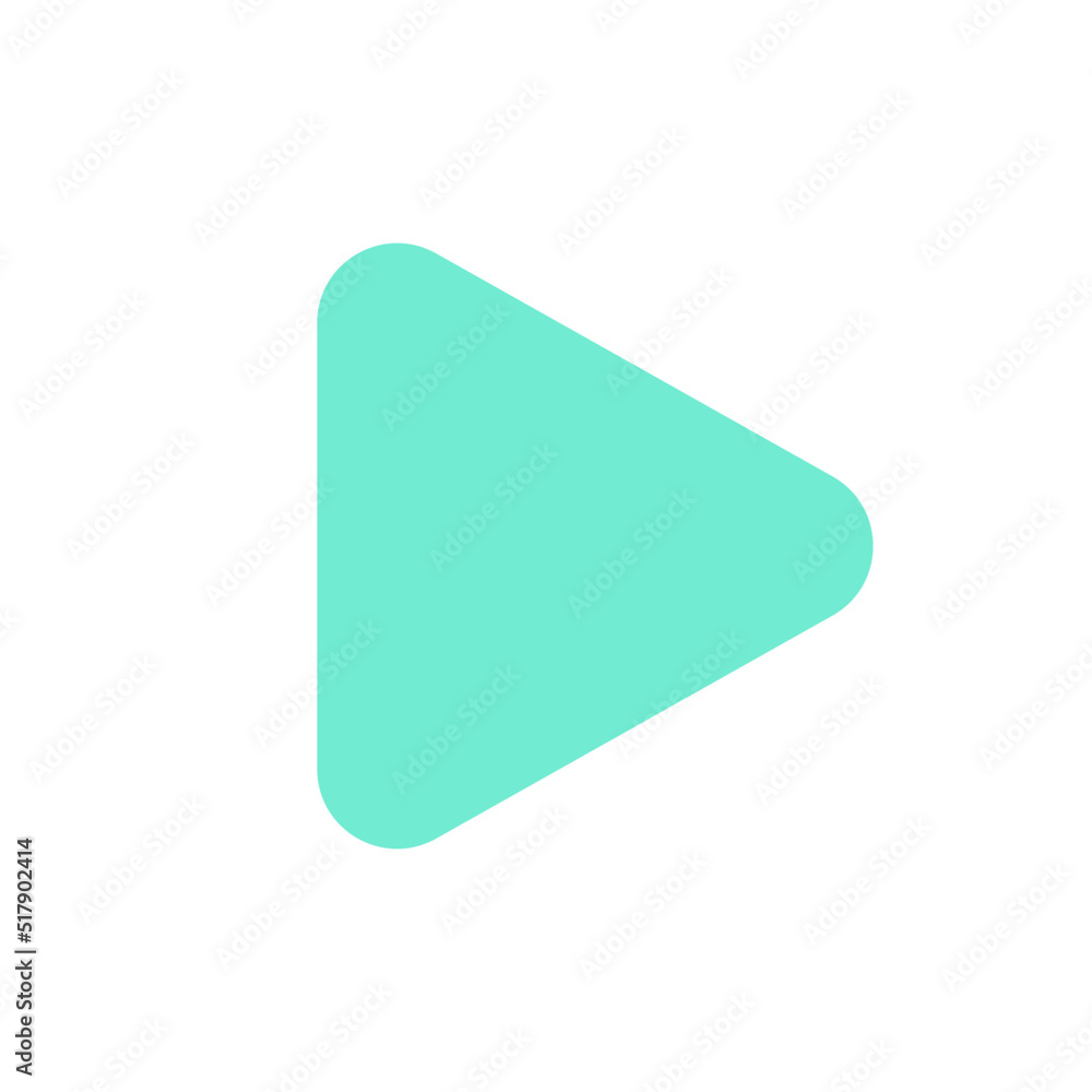 Play button flat color ui icon. Music player bar. Playing multimedia file. Playback. Watching video. Simple filled element for mobile app. Colorful solid pictogram. Vector isolated RGB illustration Play button flat color ui icon. Music player bar. Playing multimedia file. Playback. Watching video. Simple filled element for mobile app. Colorful solid pictogram. Vector isolated RGB illustration