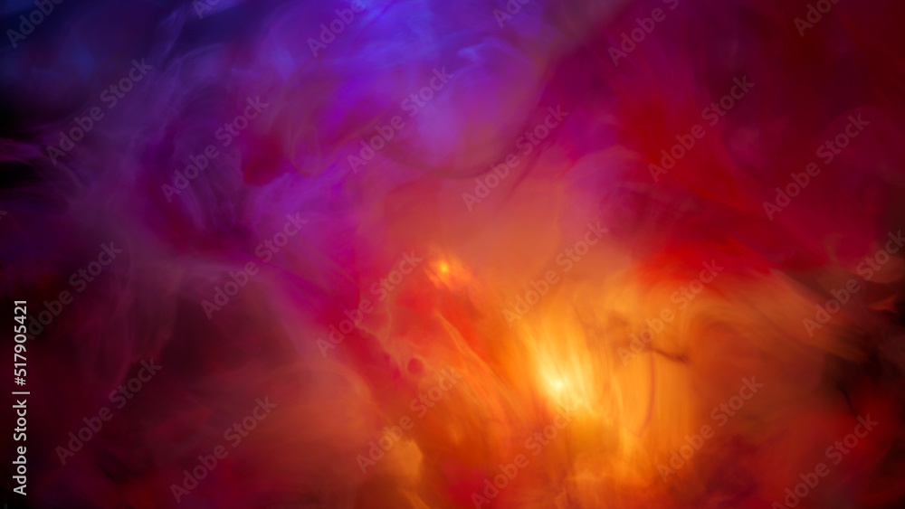 3D Rendering of Dust and Cloud Interstellar in a Universe 3D Rendering of Dust and Cloud Interstellar in a Universe