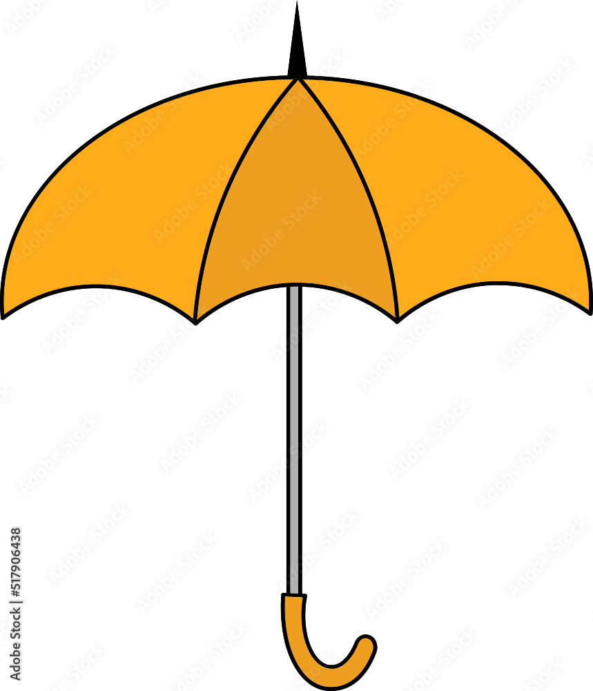colorful Illustrations of Umbrella. Flat design of umbrella. Vector illustration set of different coloured umbrellas. colorful Illustrations of Umbrella. Flat design of umbrella. Vector illustration set of different coloured umbrellas.