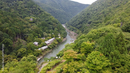 Japan Drone Kyoto Sea Mountain