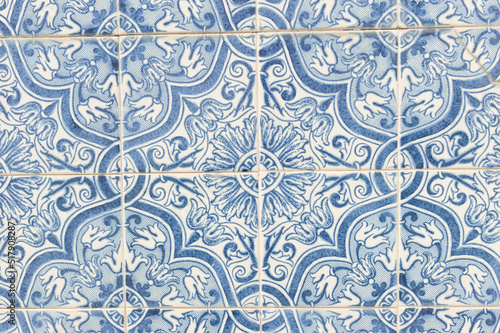 Traditional azulejos Aveiro Portugal