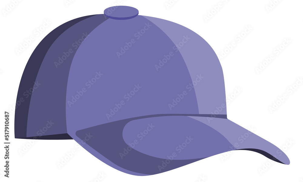 Headdress. Sports cap. Cartoon illustration Headdress. Sports cap. Cartoon illustration