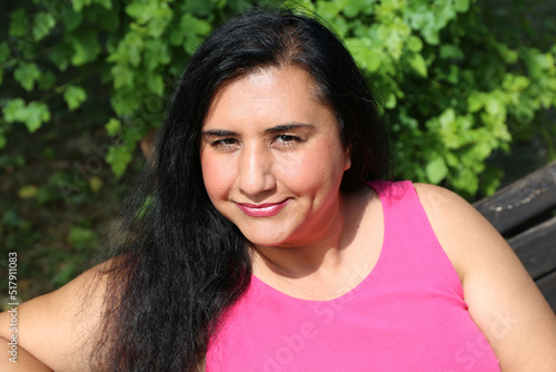 Attractive Turkish Woman smiling and posing