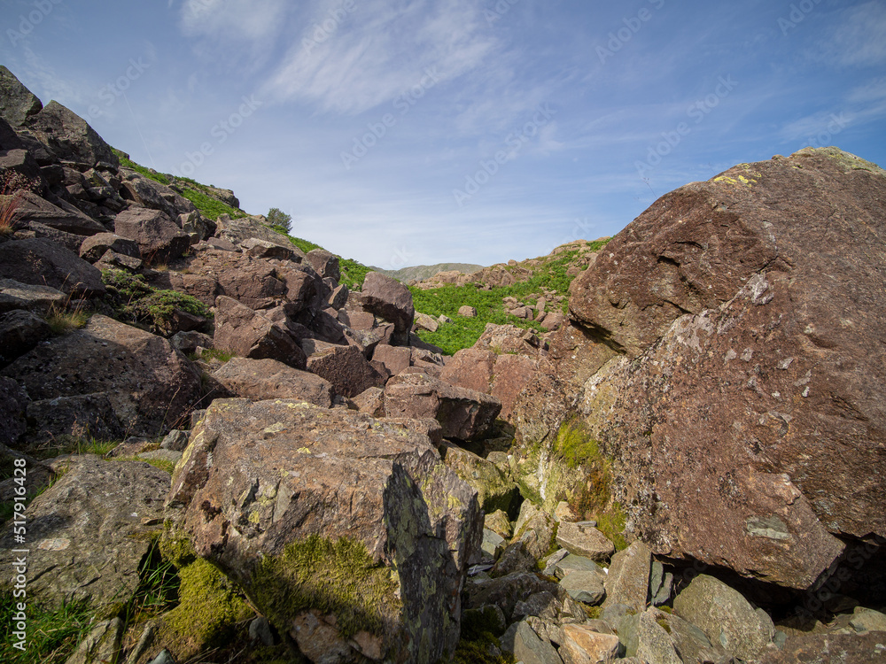 Lake district The Oldman Conniston landscape Lake district The Oldman Conniston landscape