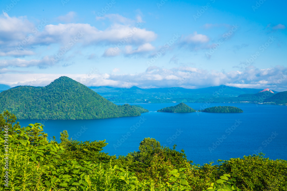 北海道　サイロ展望台から望む洞爺湖
