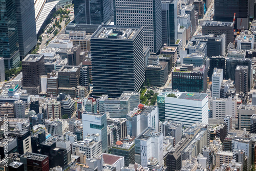 東京都中央区京橋三丁目付近を空撮 photo