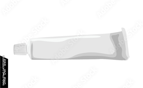 Bath Equipment vector - toothpaste