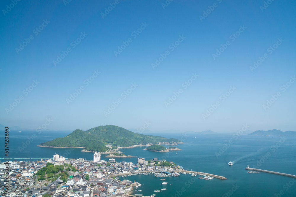 広島 医王寺・太子殿から眺める鞆の浦の絶景