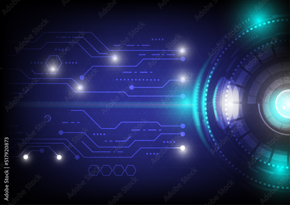 Obraz premium Hitech abstract technology background innovation concept vector illustration