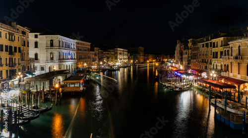 Grand canal in Venice at night © VasileSimion