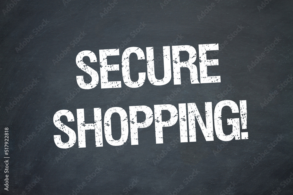 Obraz premium Secure Shopping!