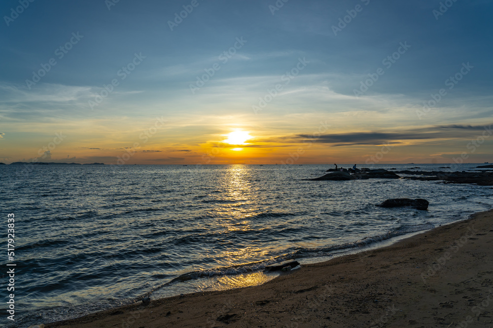 sunset at the beach sunset at the beach