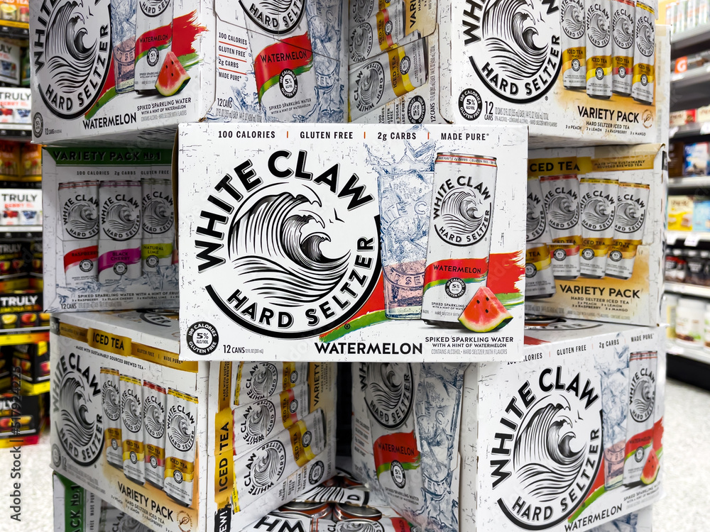 ATLANTA GEORGIA JULY 19 2022 White Claw Hard Seltzer 12 Pack atlanta-georgia-july-19-2022-white-claw-hard-seltzer-12-pack
