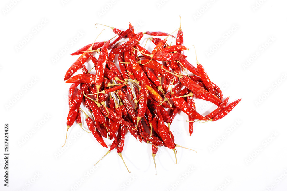Fototapeta premium Very hot dried chili and hot tags