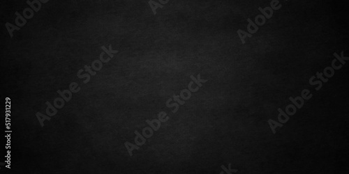 Dark black grunge textured concrete background. Panorama dark grey black slate background or texture. Vector black concrete texture. Stone wall background.	
