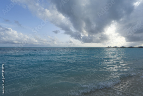 panorama and horizon of the Indian Ocean