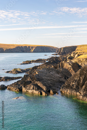 West Wales coastal path in portrait orientation