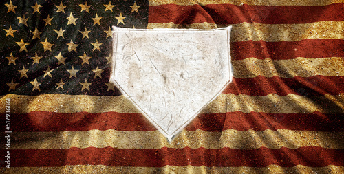 Photography Baseball Home Plate Base Ball Homeplate American Sports Competition Flag