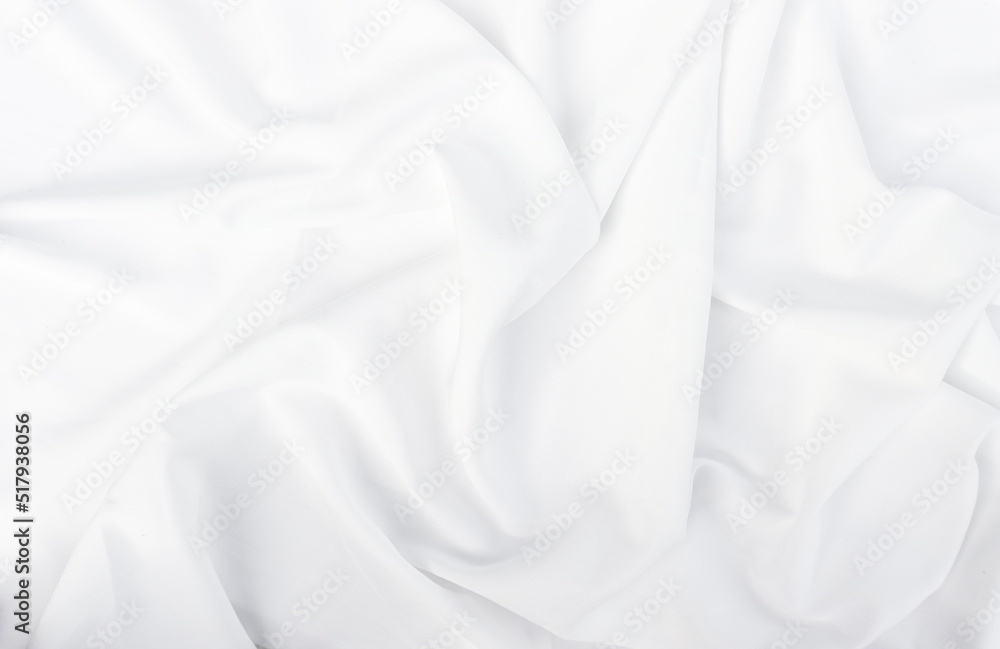 Naklejka premium abstract white fabric background with soft be used as a background