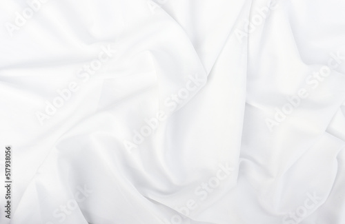 abstract white fabric background with soft be used as a background