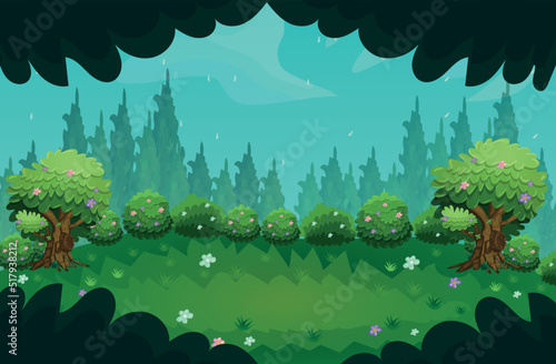 Beautiful green spaces and trees