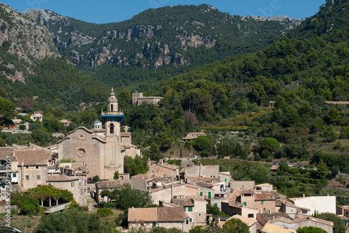 Valldemossa Majorka Hiszpania panorama miasta