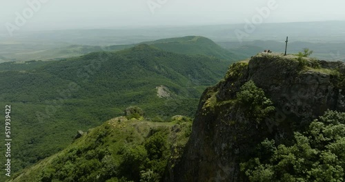 Fortress ruins, where the Georgians were fighting against the Persian invaders. photo