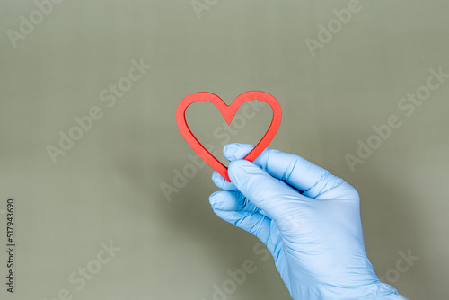 hand holding a heart shape