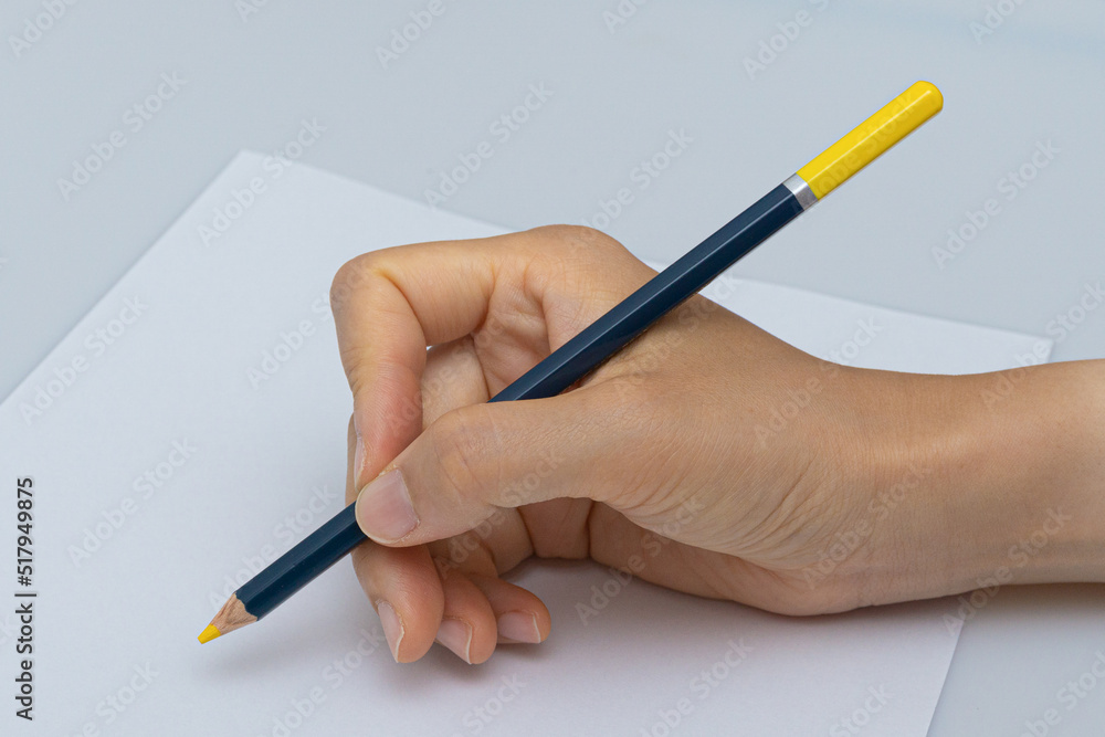 Various colored pencils on a white background Various colored pencils on a white background