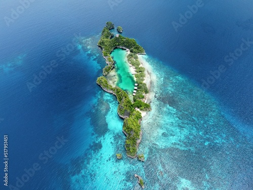 Pulau Rufas is located in West Papua, Indonesia. Famous for its karstik formations is one of the wonders of the Earth.