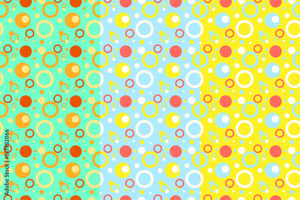 seamless pattern with circles seamless pattern with circles