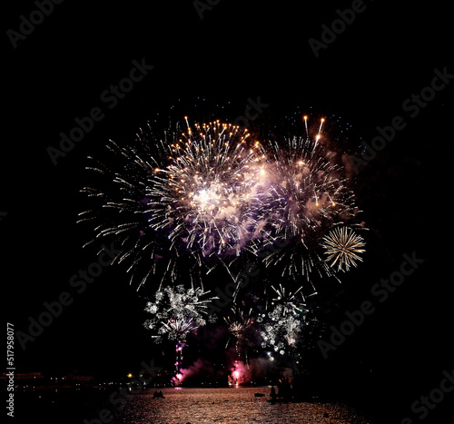 Feu artifice sur Lac de GERARDMER