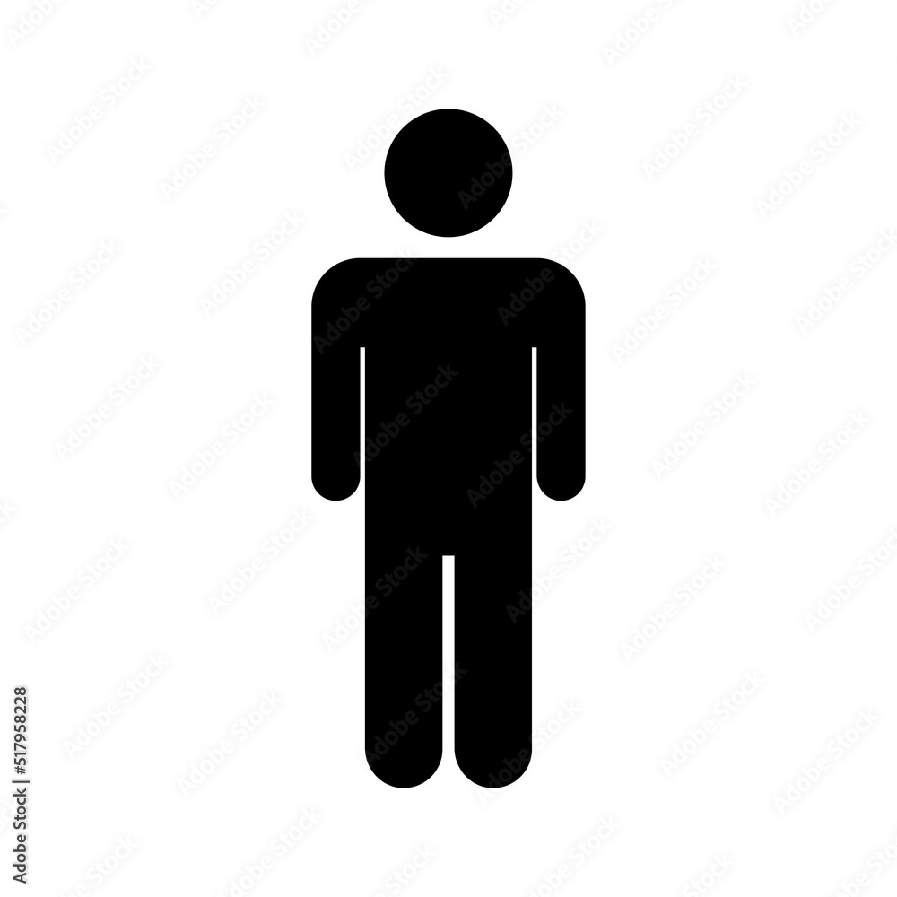 Graphic arts. Silhouette man. Toilet. Vector. Graphic arts. Silhouette man. Toilet. Vector.