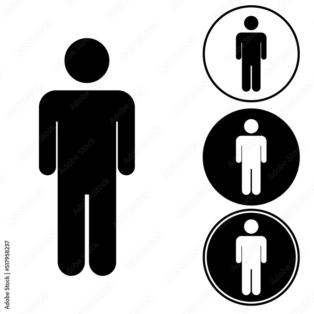 Graphic arts. Silhouette man. Toilet. Vector. Graphic arts. Silhouette man. Toilet. Vector.