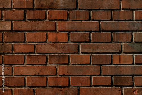 dark red brick wall texture. Abstract background pattern