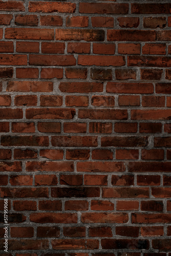 dark red brick wall texture. Abstract background pattern