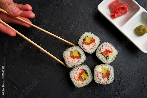 fotografias de sushi 