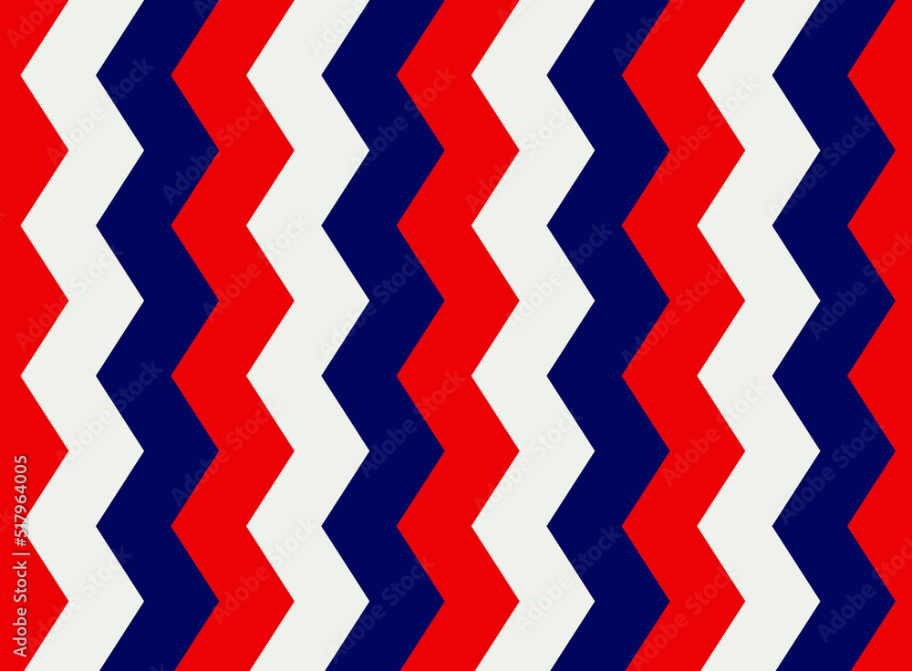 Fototapeta premium Abstract and contemporary red white and blue design