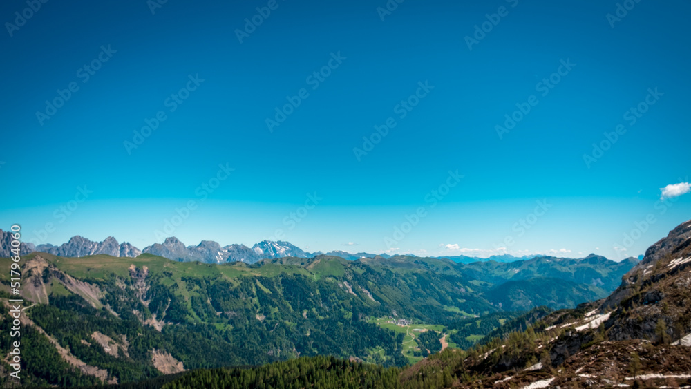 Exploration spring day in the beautiful Carnic Alps, Friuli-Venezia Giulia, Italy