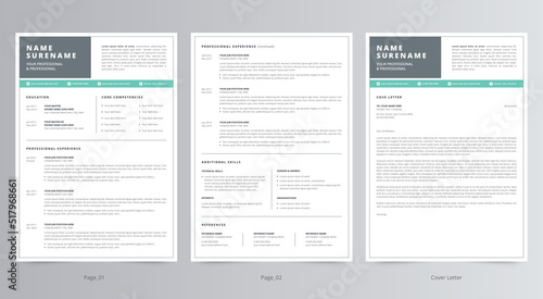 Creative Resume/CV and Cover Letter Template